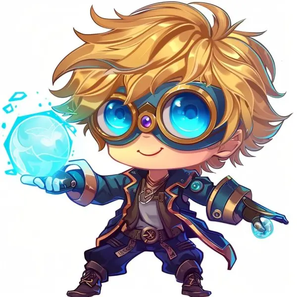 Hình ảnh Ezreal chibi làm avatar, hình nền điện thoại 20