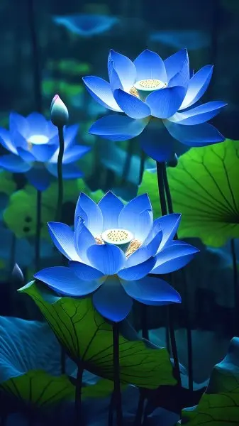 Top hình nền hoa Sen xanh đẹp cho điện thoại, máy tính 10