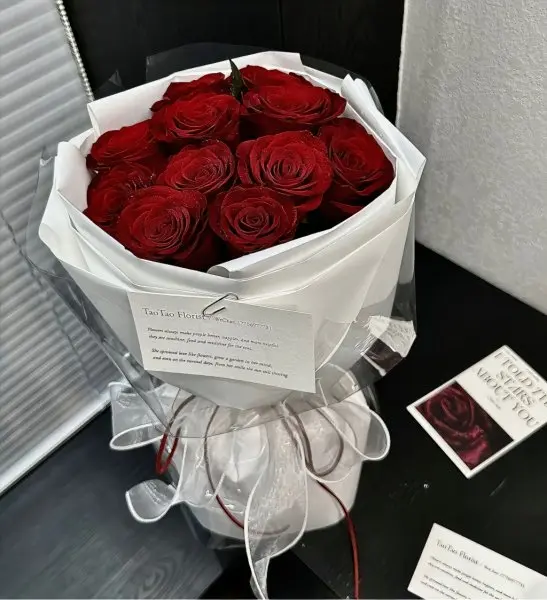 Bó hoa hồng đỏ 7