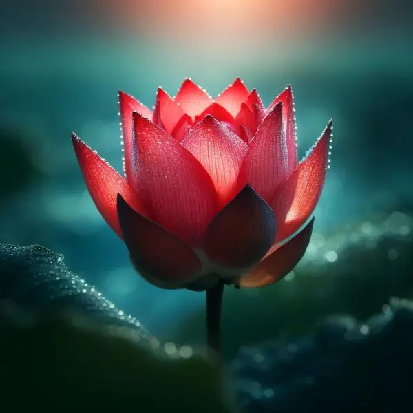 Hình ảnh hoa Sen đỏ 10