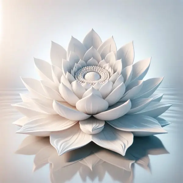 Hoa sen quan âm trắng 4