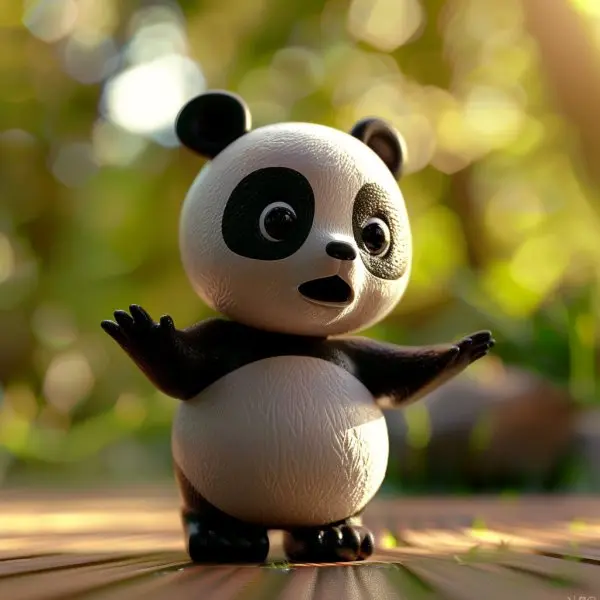 gấu trúc chibi 6