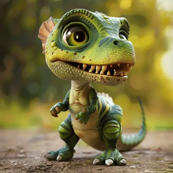 Khủng long bạo chúa chibi 2
