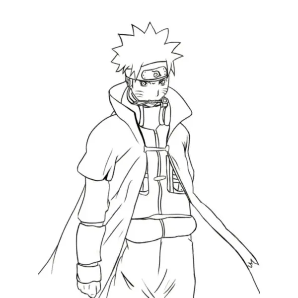 Tranh tô màu Naruto Lục Đạo 6