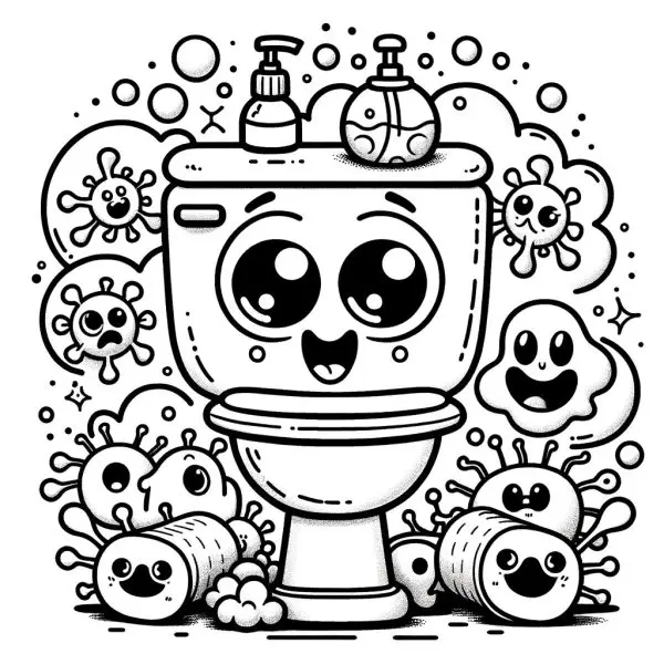 Tranh tô màu Skibidi Toilet 1