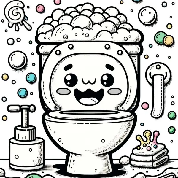 Tranh tô màu Skibidi Toilet 3