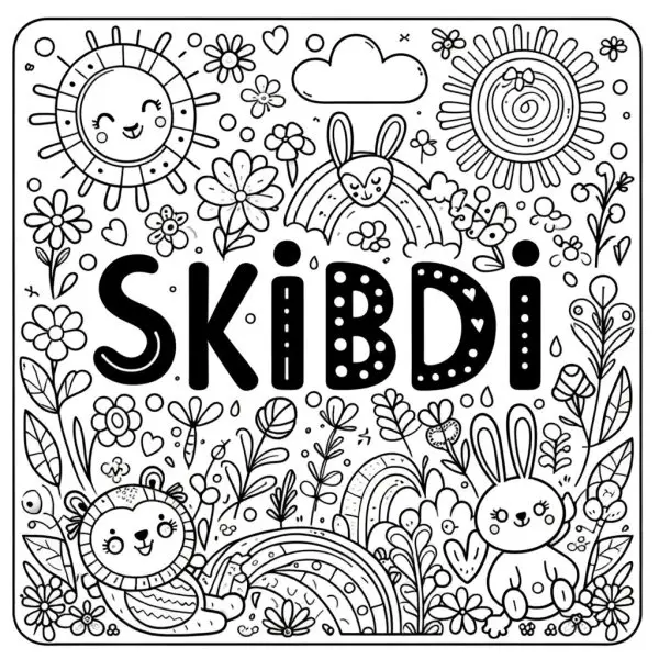 Tranh tô màu Skibidi 10