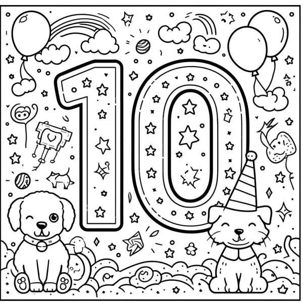 Tranh tô màu số 10 6