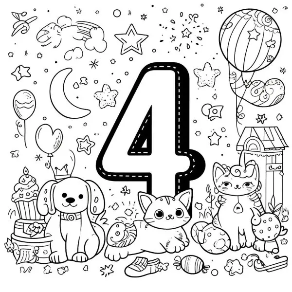 Tranh tô màu số 4 7
