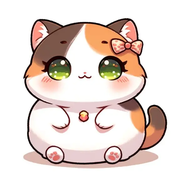 Hình ảnh mèo chibi cute làm avatar 14