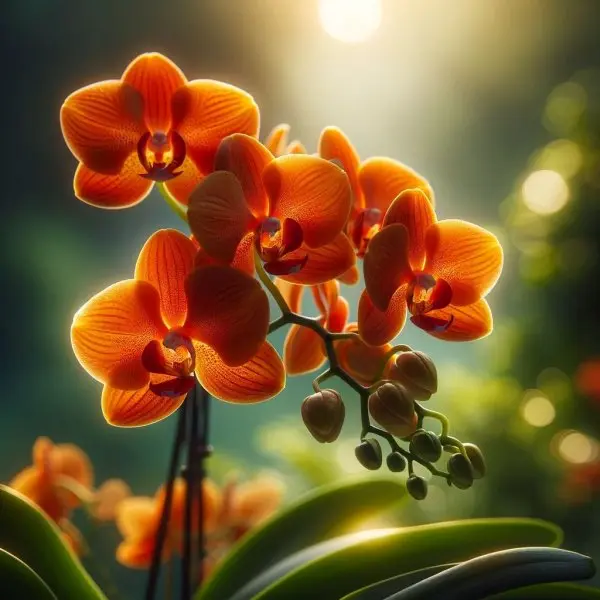 Hoa lan tiêu cam 2