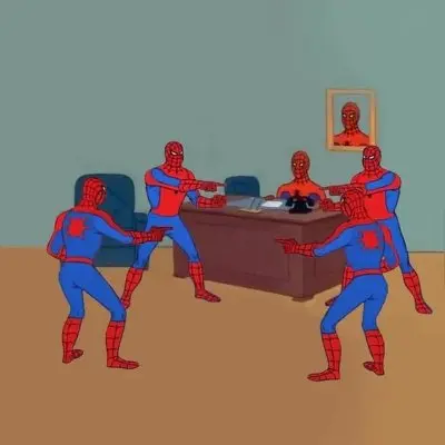 Meme Spider-Man chỉ nhau 9