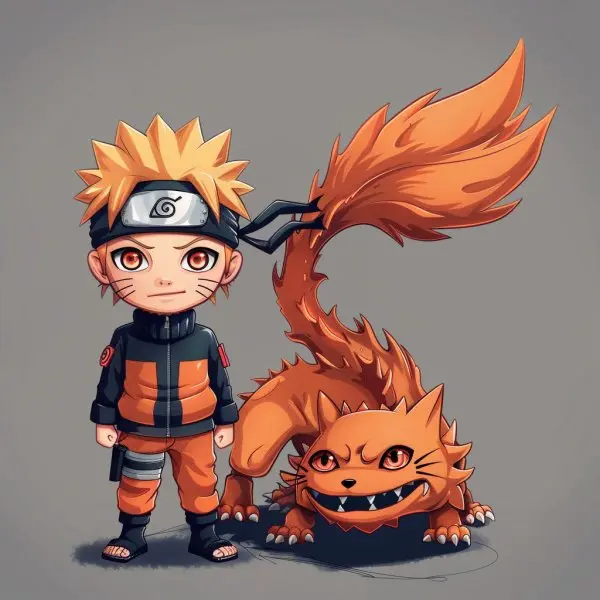 Naruto chibi cửu vĩ 15
