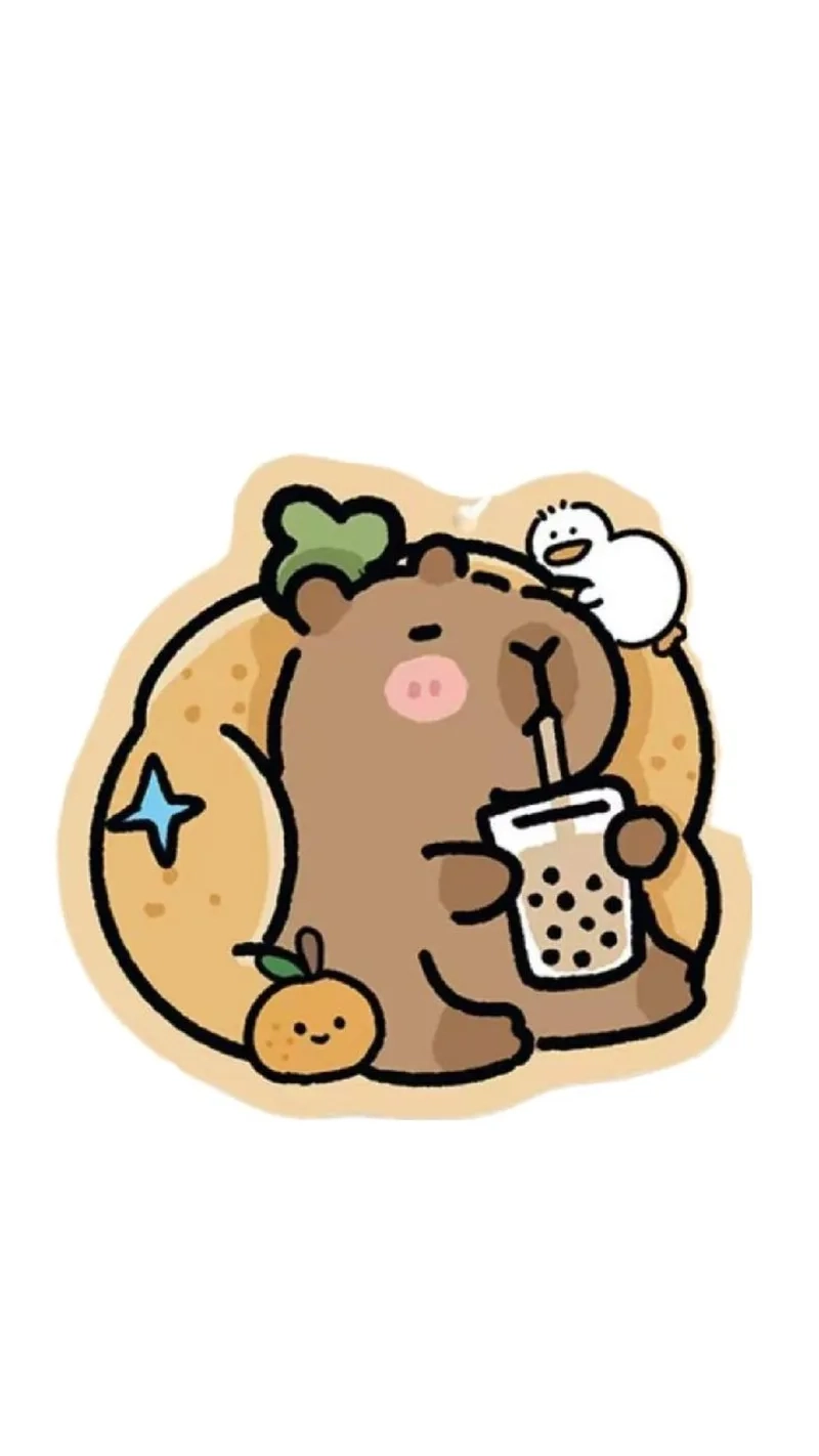 Chibi hình nền capybara cute chibi