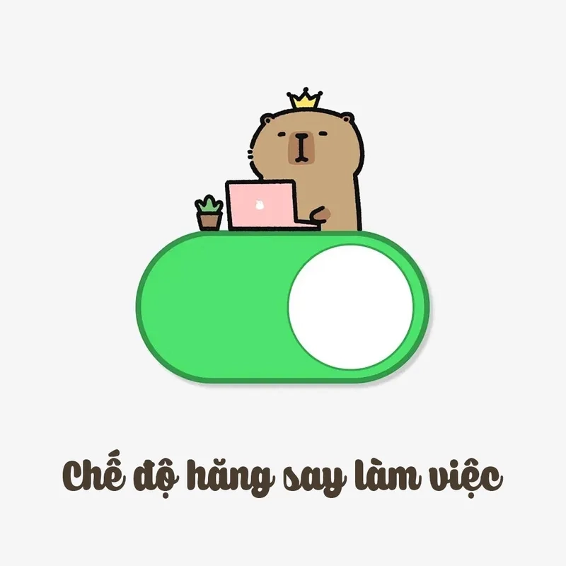 Capybara meme chibi hài hước