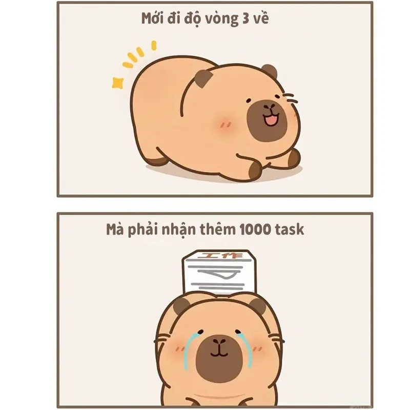 Chibi cute vẽ capybara cute chibi