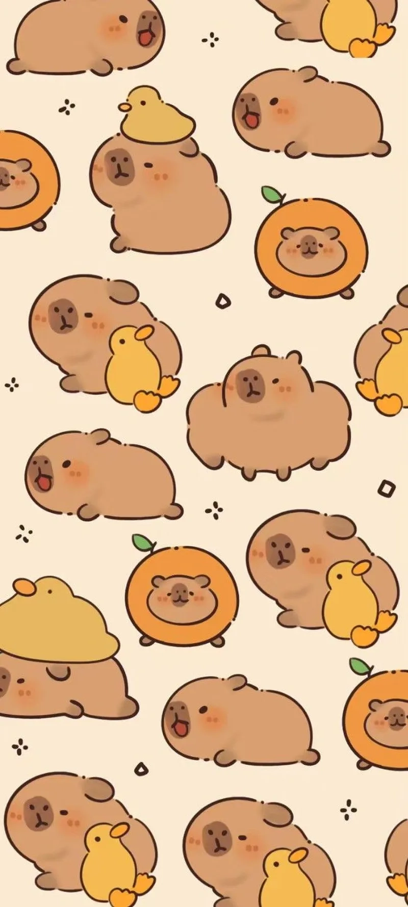 Chibi hình ảnh capybara cute chibi
