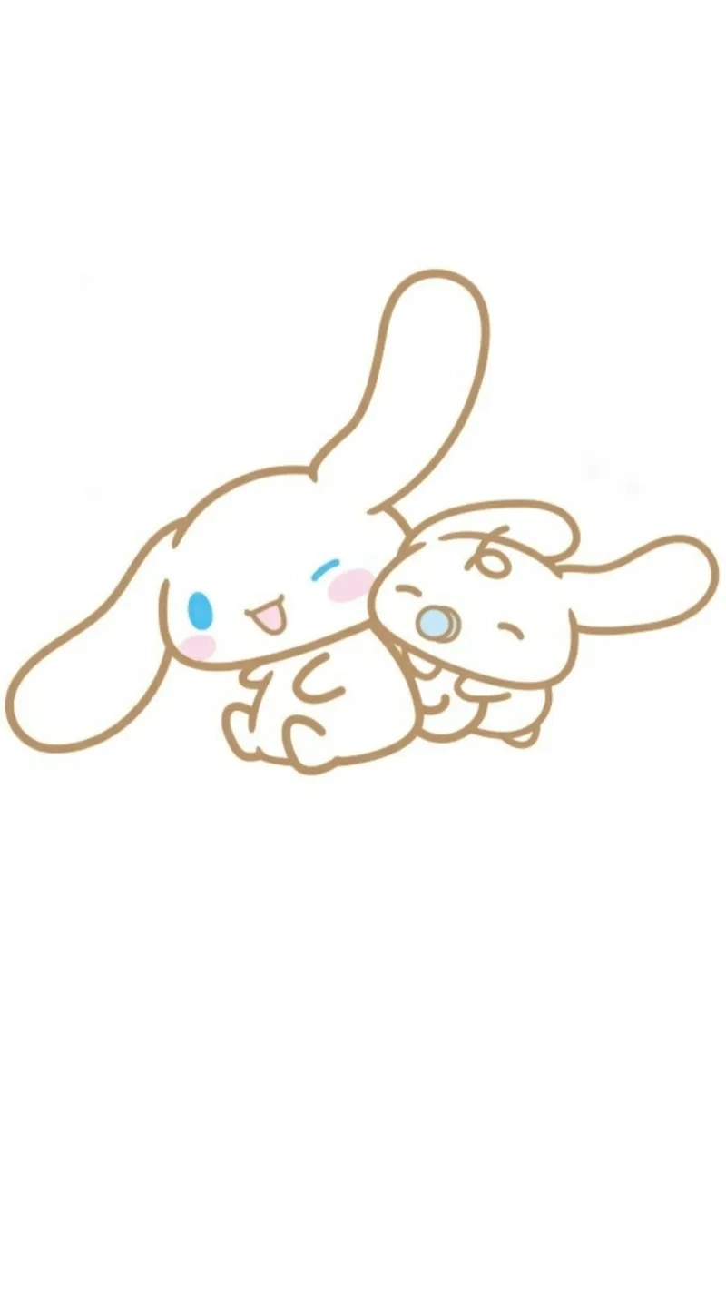 Cinnamoroll chibi cute làm hình nền điện thoại