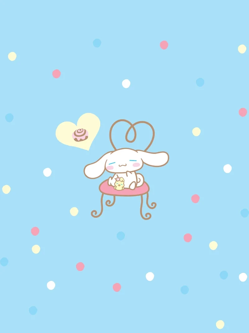 Hình Cinnamoroll chibi cute làm avatar