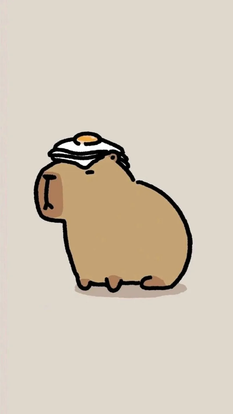 Bộ sưu tập chibi ảnh capybara cute chibi đẹp nhất