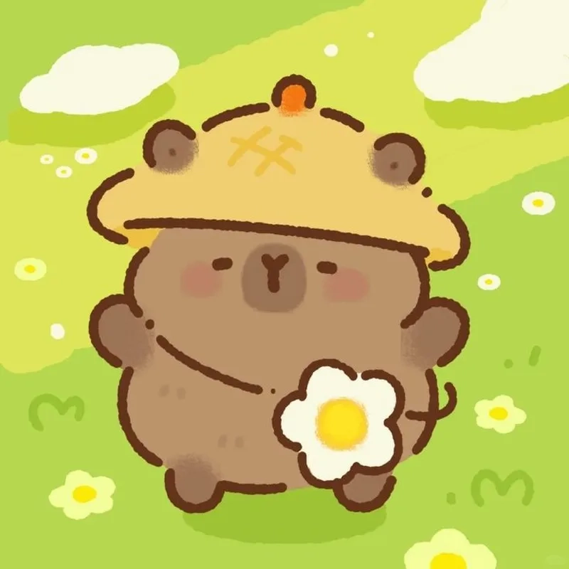 Hình ảnh capybara chibi cute đáng yêu nhất