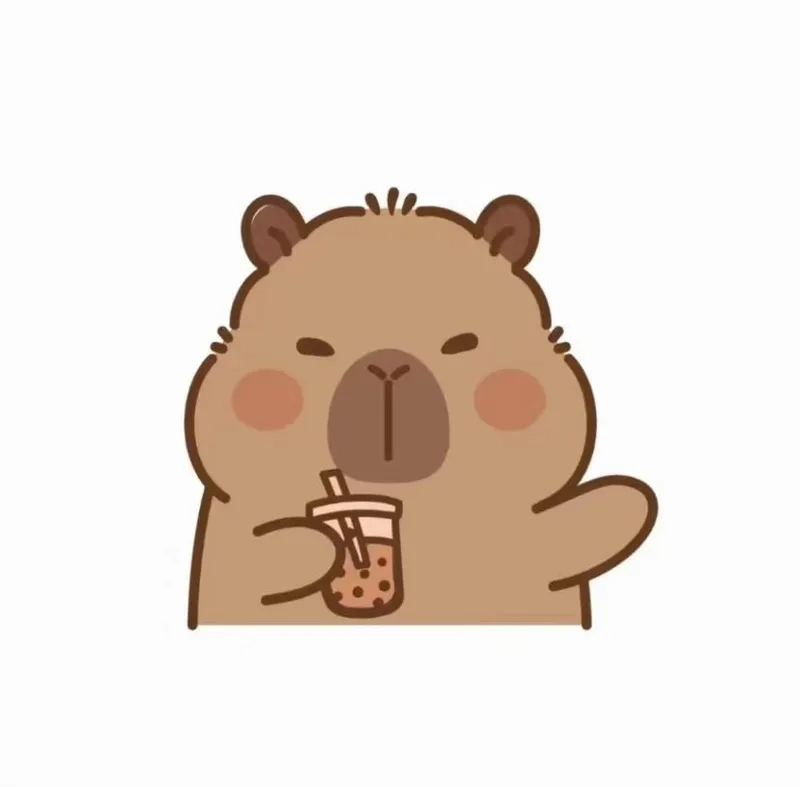 Avatar hình ảnh capybara cute chibi cá tính
