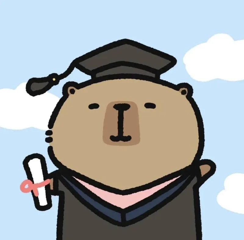Hình nền chibi cute hình nền capybara cute chibi