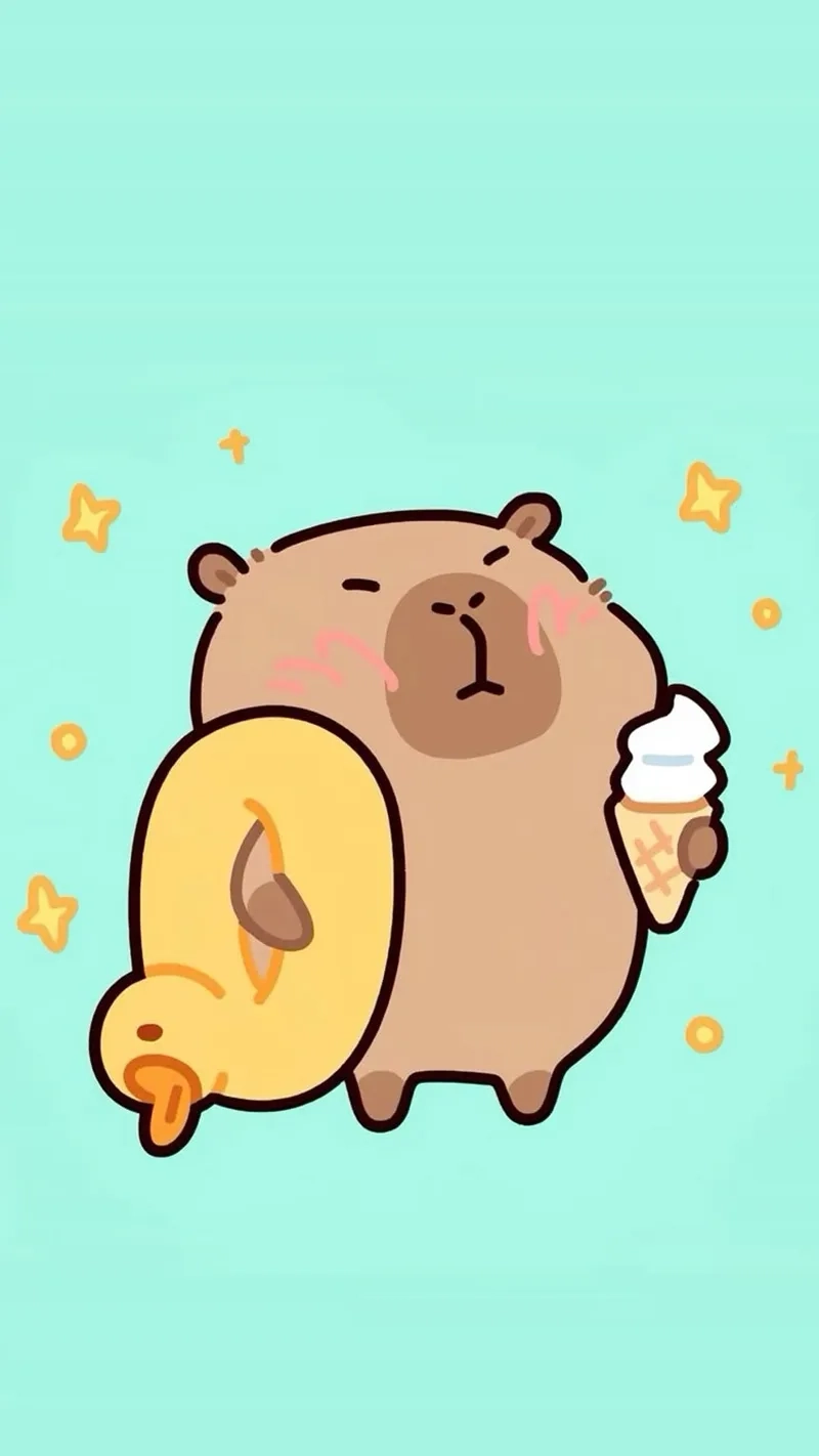 Capybara ảnh capybara chibi chất lượng