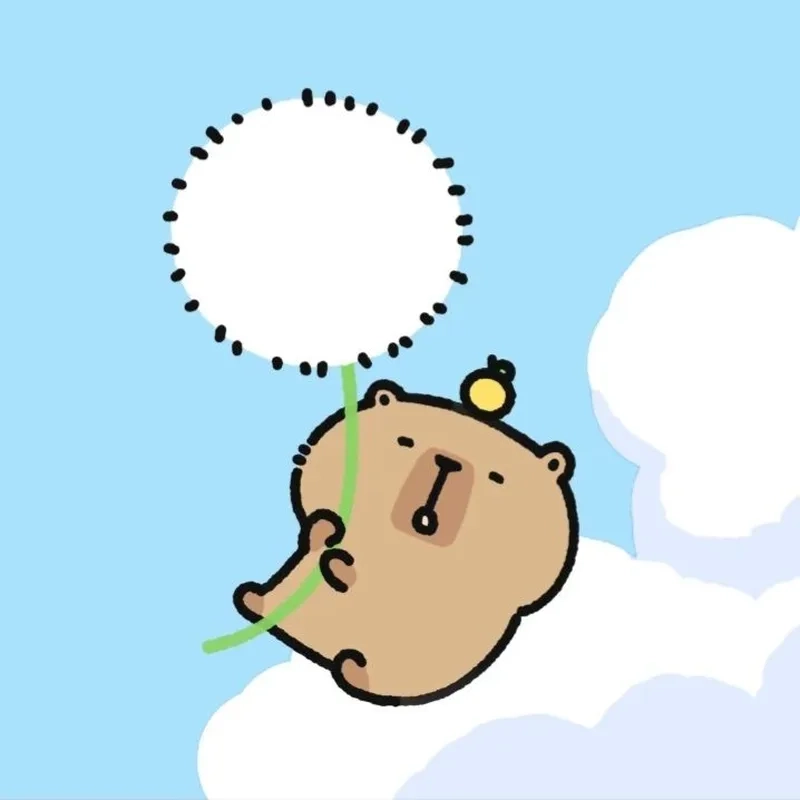 Capybara chibi cute gấu bông dễ thương