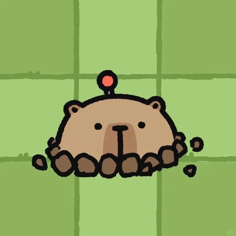 Capybara ảnh capybara cute chibi HD