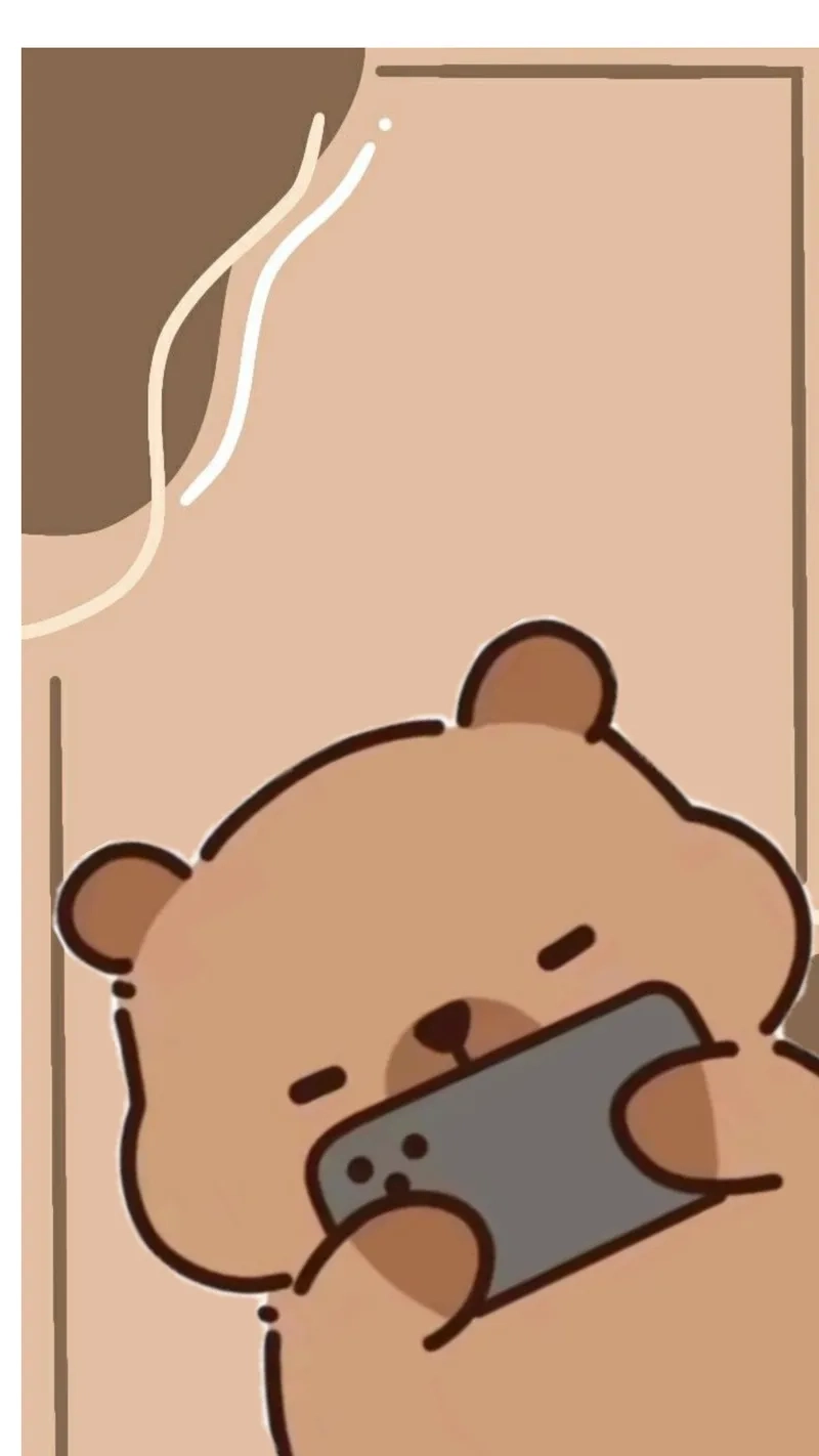 Chibi cute hình nền máy tính capybara full HD