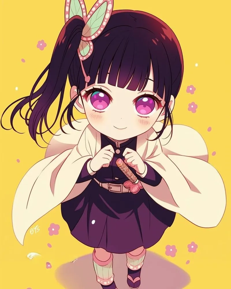 Kanao chibi kawaii với biểu cảm làm tan chảy tim