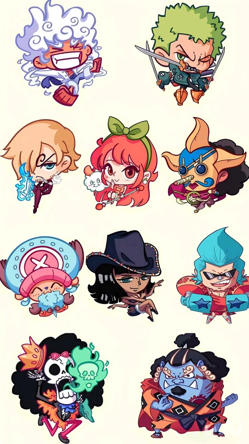 Cách vẽ One Piece chibi đơn giản cho người mới