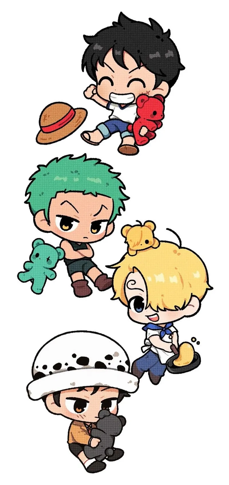 Bộ sưu tập cute One Piece chibi nhất