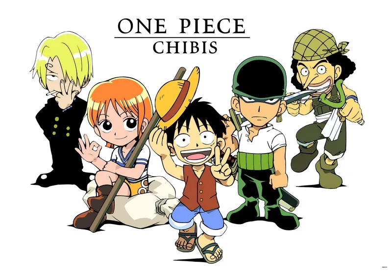 Bộ truyện One Piece chibi manga hài hước