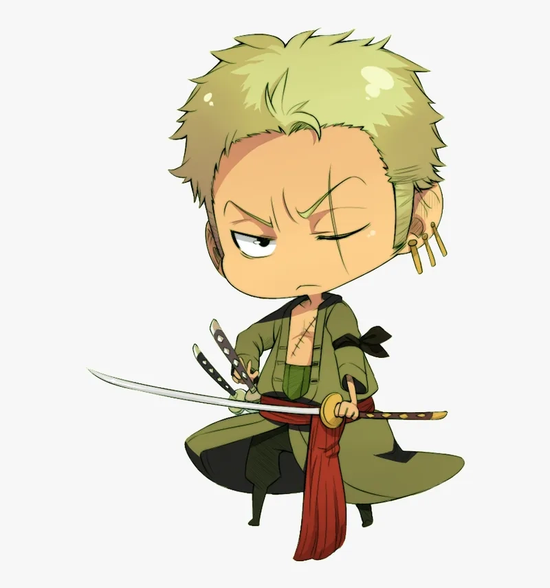 One Piece chibi stickers dễ thương nhất