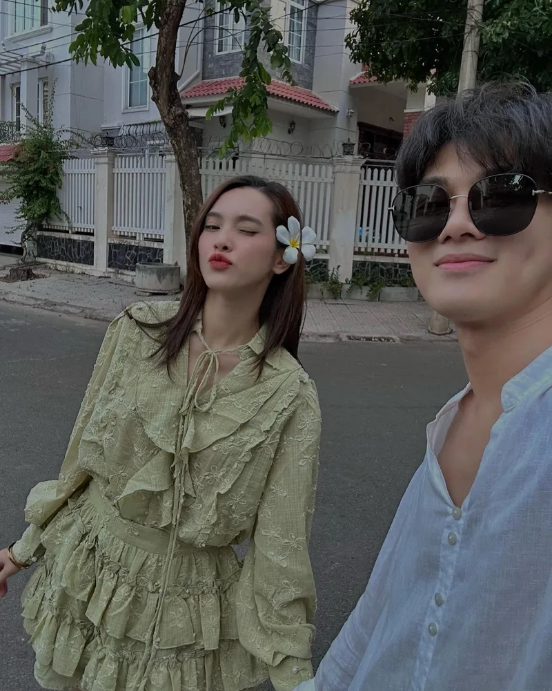 Quỳnh Lương và người yêu cùng xây dựng tương lai