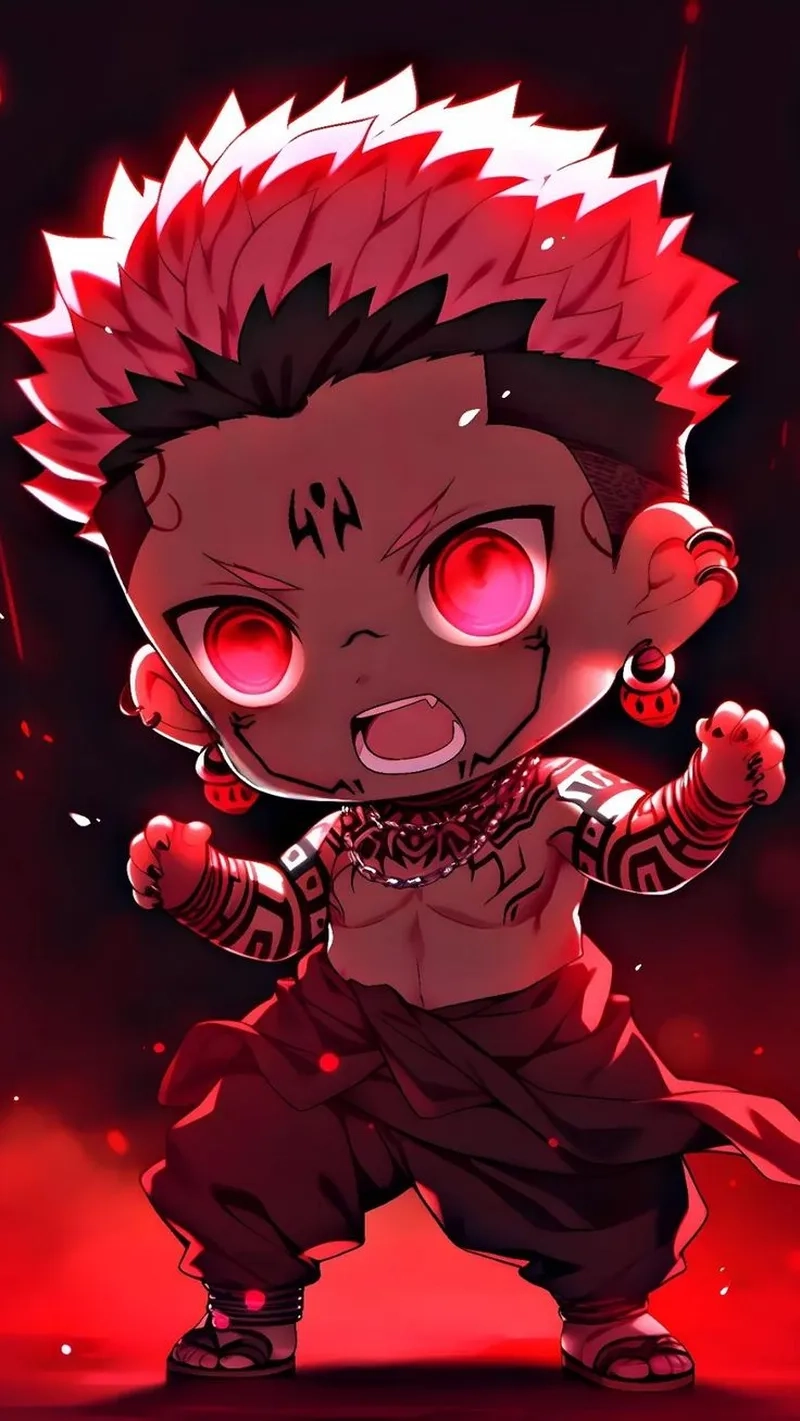 Sukuna chibi manga với phong cách độc đáo