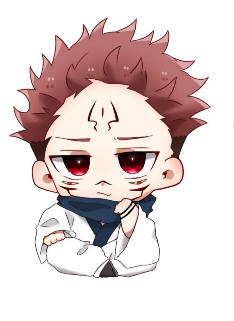 Sukuna chibi PNG nền trong suốt chất lượng cao