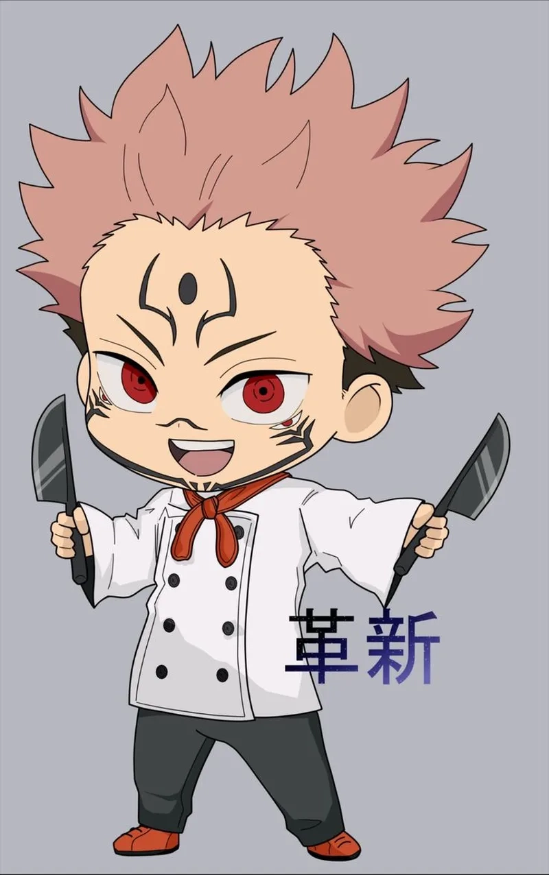 Drawing Sukuna chibi từ các nghệ sĩ chuyên nghiệp