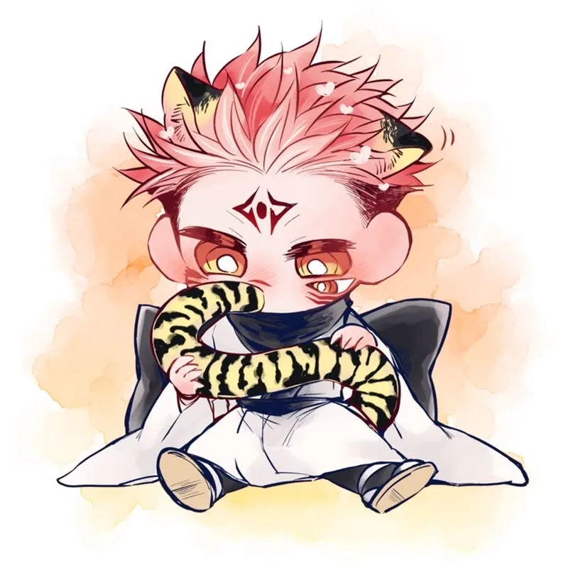 Sukuna chibi art độc đáo từ cộng đồng fan