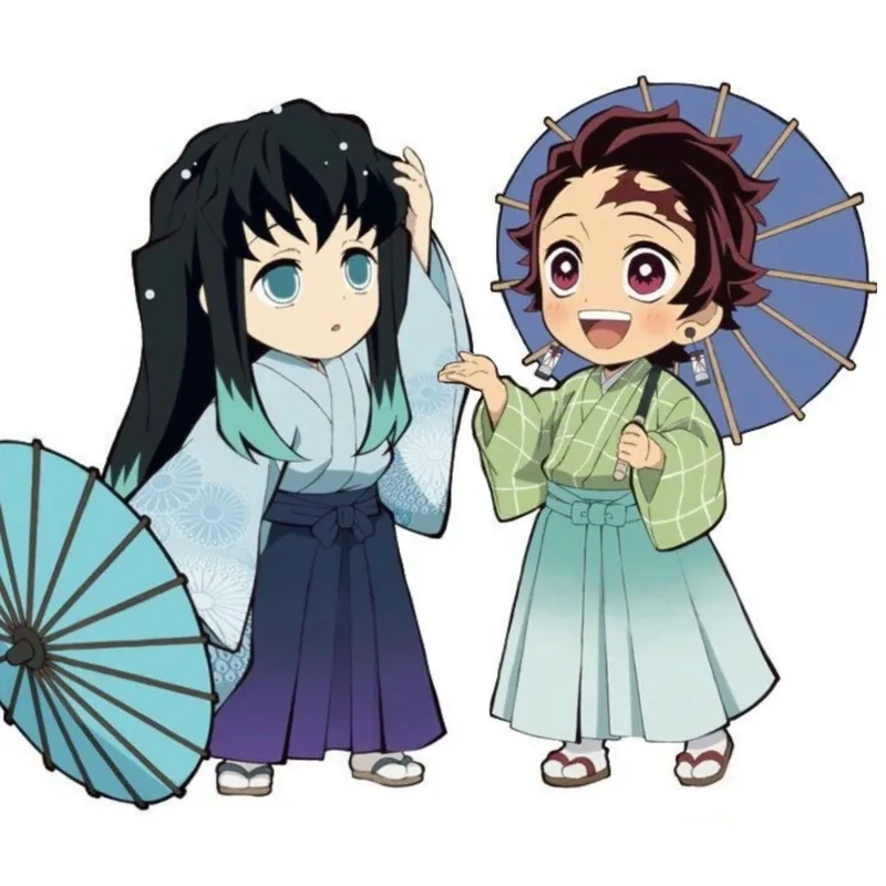 Ảnh thanh gươm diệt quỷ chibi cute làm avatar