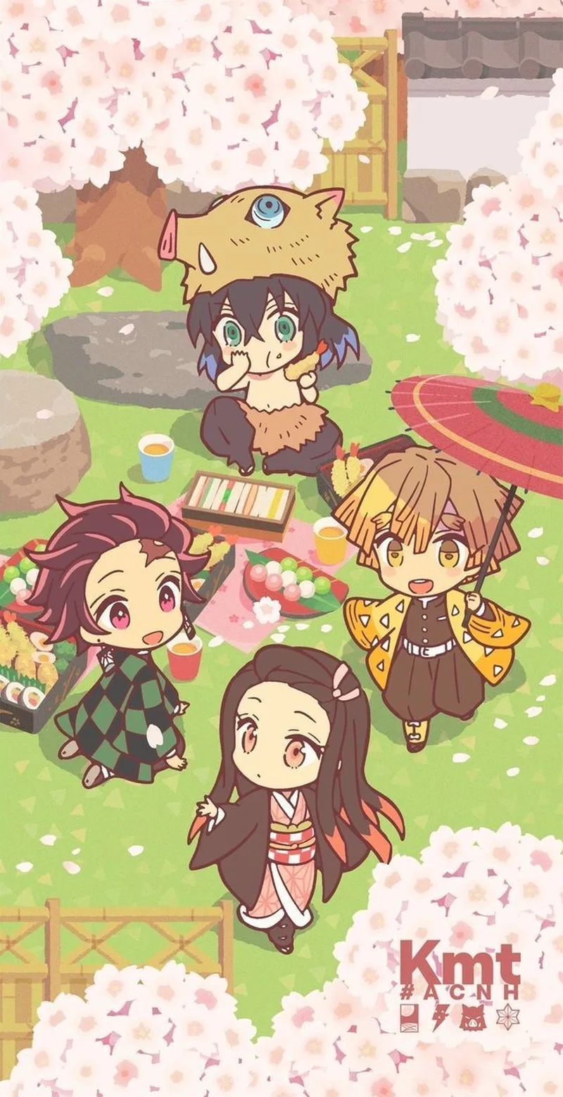 Anime thanh gươm diệt quỷ chibi phiên bản đẹp