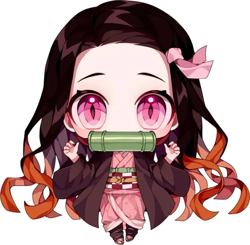 Hình chibi thanh gươm diệt quỷ ngộ nghĩnh