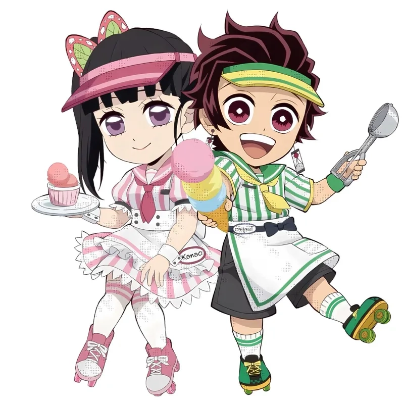 Vẽ thanh gươm diệt quỷ chibi cute dễ thương