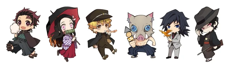 Ảnh chibi thanh gươm diệt quỷ chất lượng